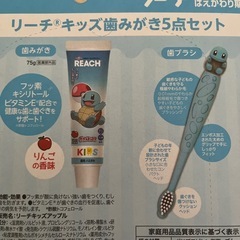 リーチキッズ　ポケモン　ゼニガメ　歯磨きセットの画像