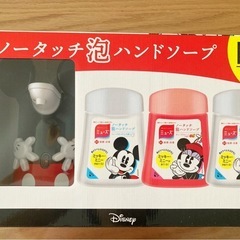 ミューズ泡石鹸　ミッキーデザイン 本体+詰め替え 3個