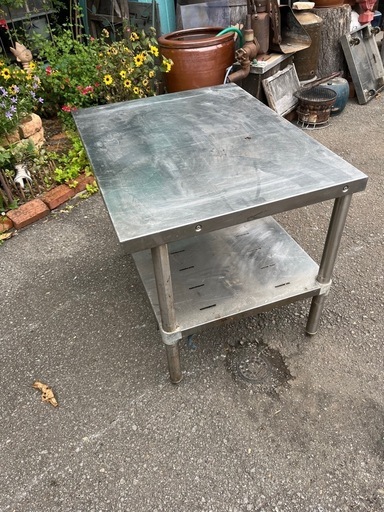 ステンレス作業台、ステンレスコンロ台、厨房設備、業務用焼き鳥台