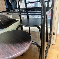 ダイニングテーブルイス3点セットの画像