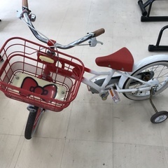 アサヒ ハローキティ 16インチ子供用自転車 SVB023446 赤