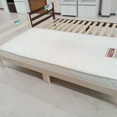 ★ジモティ割あり★ NITORI シングルベッド ベージュ W9...