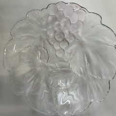 HOYAクリスタル  ピオーネ　盛皿　未使用　保管品の画像