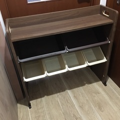 子ども部屋用収納　おもちゃ入れ　カラーケース　本棚