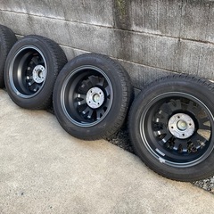 ルーミー  スタッドレス アルミ　165/65R14 YOKOHAMAアイスガード　アルミ付き　美品4本　ルーミー、トール、タンク、パッソ、ジャスティ、ミラージュ等の画像