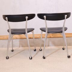 ADAL(アダル) よりLink(リンク)シリーズのキャスターチェア 2脚セット