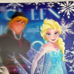 下敷き　デスクパッド　Desk pad アナと雪の女王　ホログラム　B5サイズの画像