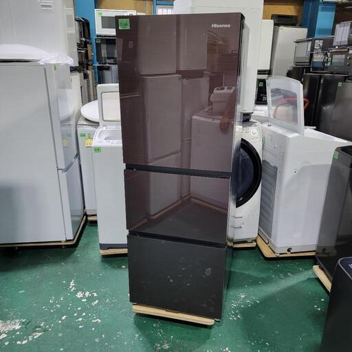 ‍♂️売約済み❌7126‼️配送設置は無料‼️最新2020年製✨人気のガラストップ✨Hisense 282L 3ドア 冷蔵庫