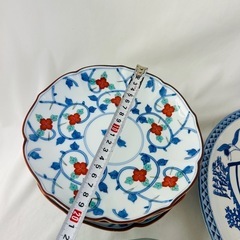 飾り皿　和皿　大皿　和食器　和風　年代物　手おこし　プレート皿　セット　中古の画像