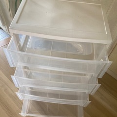 【受け渡し決定】4段衣装ケースの画像