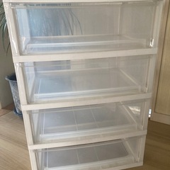 【受け渡し決定】4段衣装ケースの画像