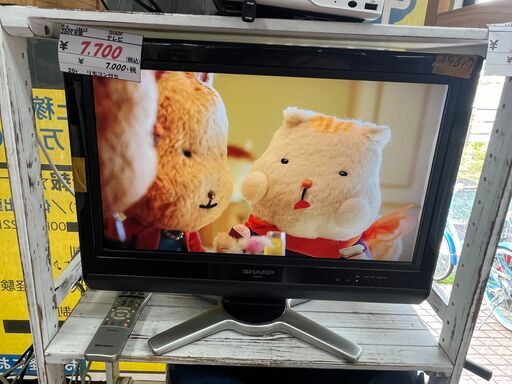リサイクルショップどりーむ天保山店　No14617　TV　テレビ　液晶テレビ　SHARP　AQUOS　20インチ　リモコン付き　2011年製