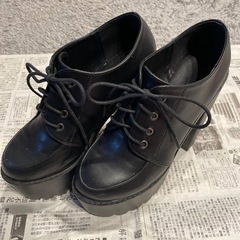 厚底 ショートブーツ　