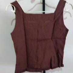 Max  Mara　麻100%ノースリーブブラウスの画像