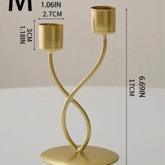 新品　キャンドルホルダー　キャンドルの画像