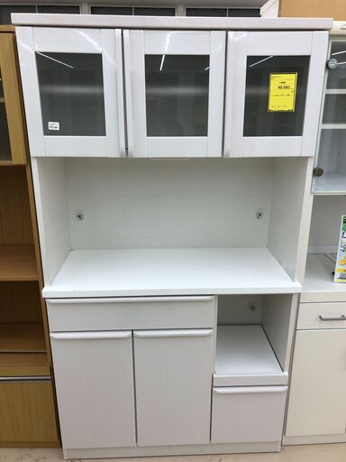 Wa1019  食器棚  ホワイト
