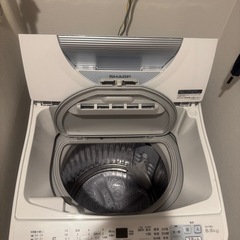 SHARP電気洗濯乾燥機の画像