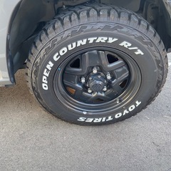 (本日のみ価格)ジムニーなどに　タイヤ5本　TOYOオープンカントリーR/T 185/85R16の画像