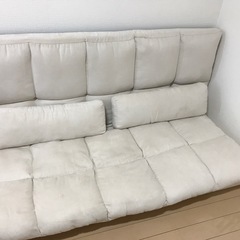 [予約中]セミダブル ソファベッド アイボリー