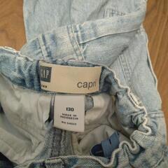 GAP 　キッズ　デニムハーフパンツ　130サイズの画像