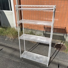 スチールラック　棚5段　横幅54cm 奥行き29cm 高さ151cm