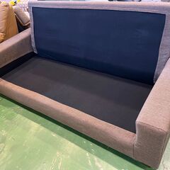 【愛品館八千代店】３人掛　ツートーン　ファブリックソファの画像