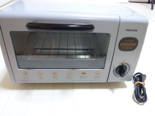動作品　東芝　Toshiba オーブントースター　HTR-K3　 2012年製　引き取り希望