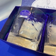 RoyalDoulton ペアロックグラスの画像