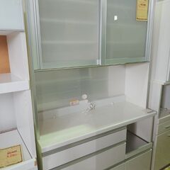 パモウナ 食器棚 レンジボード システムキッチンボード ホワイト