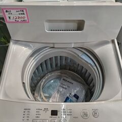 MUJI  無印　全自動電気洗濯機　2019年　5.0kの画像