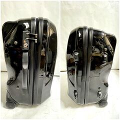 激レア！キャリーケース TSAロック スーツケース レーシングバッグ 黒 幅約35cm×奥行約33cm×高さ約50cm ポリカーボネイト ヘルメットやレース用品を持ち運ぶのに最適！旅行鞄としても Bの画像