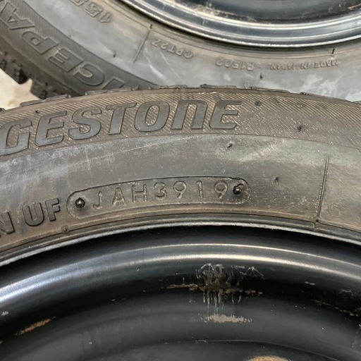 【3155】19年 155/65R13 ブリジストン アイスパートナー2 モコ MRワゴン  パレット ルークス ワゴンR スタッドレ