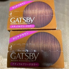 GATSBy ギャツビー　ナチュラルブリーチカラー　クリアブラウン　2個セットの画像
