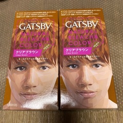 GATSBy ギャツビー　ナチュラルブリーチカラー　クリアブラウ...