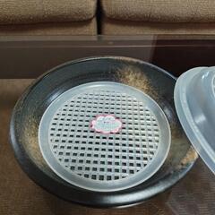 レンジ蒸し器  陶器  新品未使用の画像