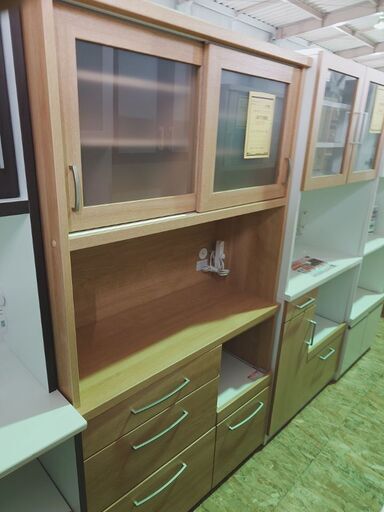 ニトリ　コパン　キッチンボード　食器棚　100㎝　キッチン収納 楽天市場】[幅80cm] キッチンボード (コパン T 80KB) ニトリ