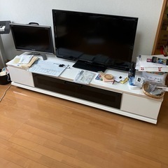 【売ります】テレビ台 ホワイト　美品