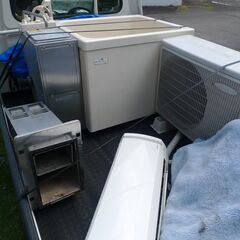 【阿見町 県営阿見アパート】 退去時の風呂釜 瞬間湯沸し器 エアコン 撤去 取外し - 稲敷郡