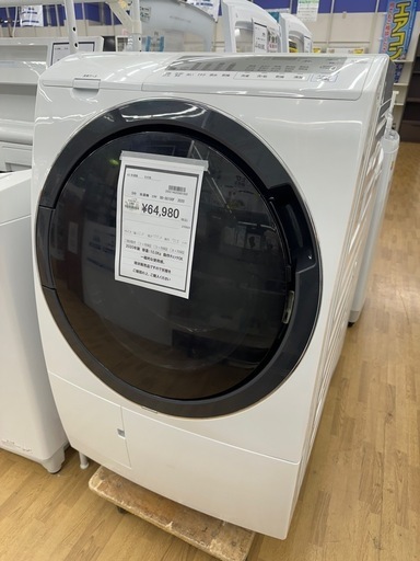 【ドリーム川西店御来店限定】日立　洗濯機　BD-SG100F／クリーニング済み 【2002146255601802】