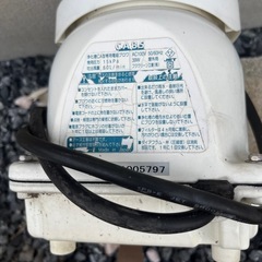 使用済み 浄化槽CA型専用ブロアの画像