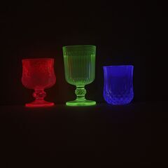 ウランガラス風グラス