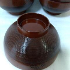 【美品】汁椀 4客セット  味噌汁、スープの画像