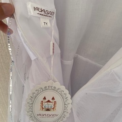 プリンセスドレス　7Y 新品未使用の画像