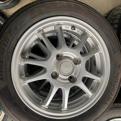 YOKOHAMA 夏タイヤ　155/65R14 タイヤ　2023年製　バリ溝