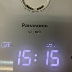 （受付終了）Panasonic　IHジャー炊飯器 2019年製 3合炊き ホワイトの画像