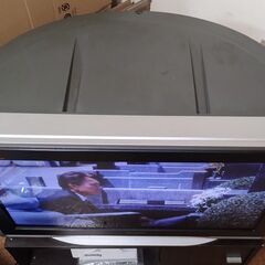 地デジ放送視聴可能　希少ブラウン管式ハイビジョンテレビ　Panasonic TH-32D55の画像