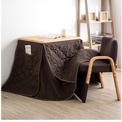 タンスのゲン 一人用こたつセット 幅60【デスク高ささ65】 ハイタイプ