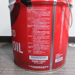 ＴＯＹＯＴＡ　トヨタ　モーターオイル　エンジンオイル　SP　0W-20　20L　GF-6A　08880-13203の画像