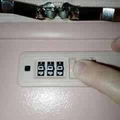 ✅訳あり✅キャリーケース キャスターストッパー付き TSA付き ピンク 80Lの画像