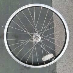 子供用自転車の前輪ホイール中古品